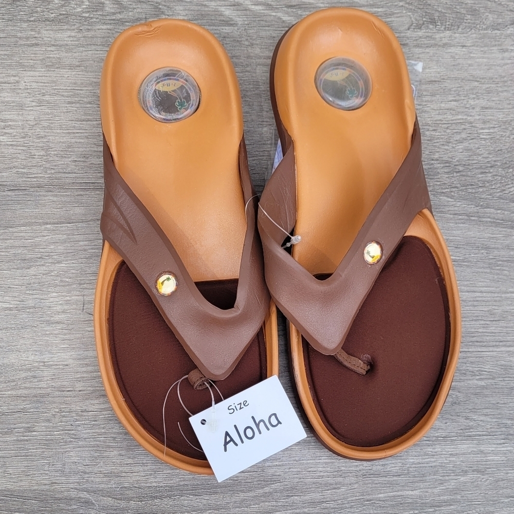 New Slide Flip Flops Thong Girl Sandals Sz 6